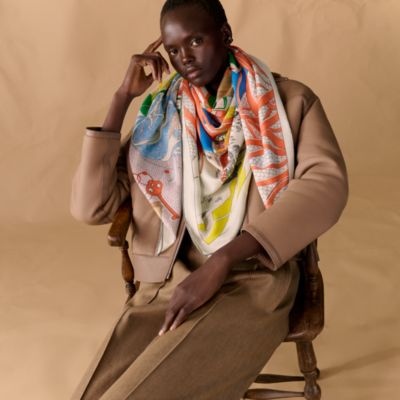 エルメス HERMES パレオ HERMES エルメス 大判 ショール パレオ  