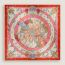 Chorus Stellarum shawl 140, rouge/rose/multicolore