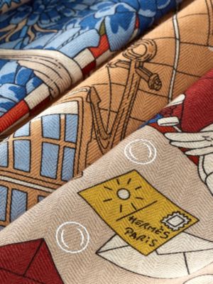 Xale 140 Hermès Flagship, Exibir: Detalhes, detail, visualizar 4 de 4