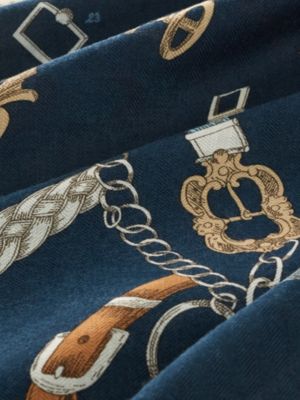 Châle 140 Chevaux Déchaînés, Vue: Vue détaillée, detail, vue 3 sur 3