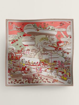 saumon/gris chiné/rouge
