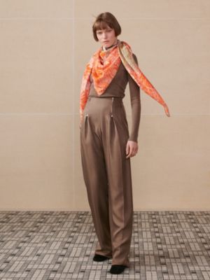 カレジェアン カシミヤシルク 《パレルモの植物園にて》, イメージ: 着用例, worn, ビュー2の3