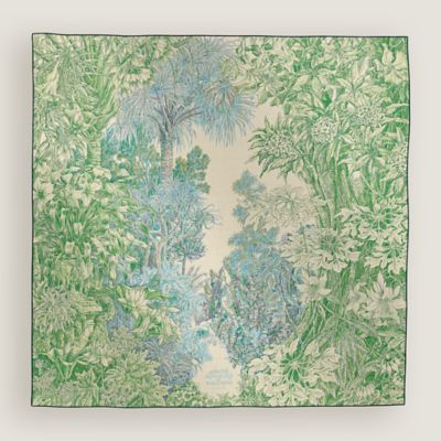 カレジェアン カシミヤシルク 《パレルモの植物園にて》 - マロン  