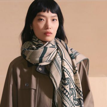 レディス, スカーフ、ショール＆マフラー, カシミアストール＆マフラー 