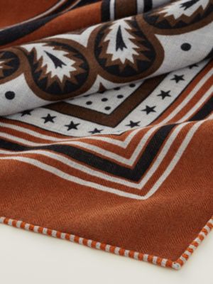 Les Roues de Phaeton Bandana shawl 140, View: Detail, detail, view 3 of 3