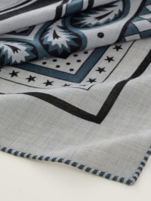 Les Roues de Phaeton Bandana shawl 140, View: Detail, detail, view 3 of 3
