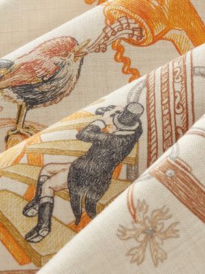 Châle 140 Le Monde d'Hermès, Vue: Vue détaillée, detail, vue 5 sur 5