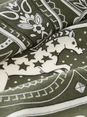 Cheval de Coeur Bandana shawl 140, View: Detail, detail, view 3 of 3