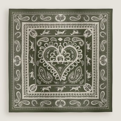 カレジェアン 《シュヴァル・ドゥ・クール・バンダナ》 - ベージュ 
