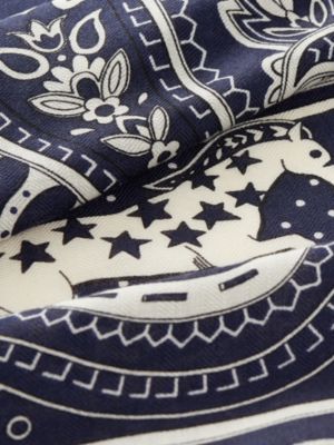 Cheval de Coeur Bandana shawl 140, View: Detail, detail, view 3 of 3
