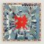 Le Palais des Quatre Vents shawl 140, rouge/bleu moyen/blanc