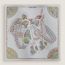 Selle de Collection shawl 140, gris chiné/rose/jaune, We will notify you when this product is back in stock