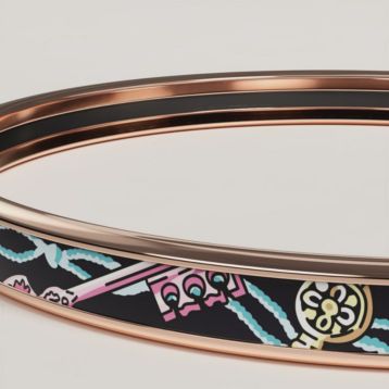 Les Cles bangle - Pink | Hermès USA
