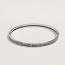 Brazalete Les Clés, orfèvre gris platine/noir