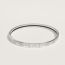 Les Cles bangle, orfèvre gris platine/blanc