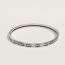 Grand Apparat bangle, orfèvre gris platine/noir