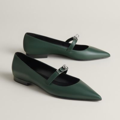 バレエシューズ 《ケリー》 - ブラック | Hermès - エルメス-公式サイト