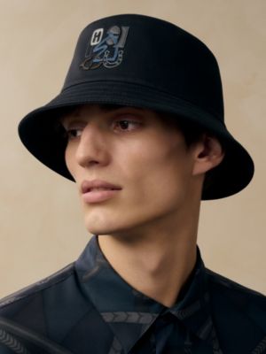 Fred Puzzle bucket hat, View: Worn, worn, view 2 of 3