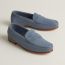 Mocassins Kennedy, bleu Grignon