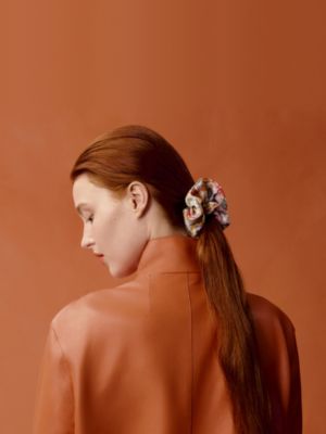 Claudia Bloom scrunchie, View: Worn, worn, view 2 of 2
