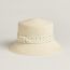 Sombrero Kalicia Pois Médor, écru/écru