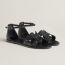 Santorini sandal, noir, no stock