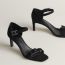 Judy 70 sandal, noir