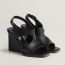 Kalya 100 sandal, noir