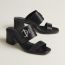 Kute 60 sandal, noir