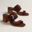 Kute 60 sandal, chocolat
