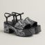 Sandales Kervella&nbsp;35, noir/blanc