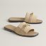 Giulia sandal, beige lin