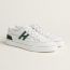 Deep sneaker, blanc/vert bouteille, no stock