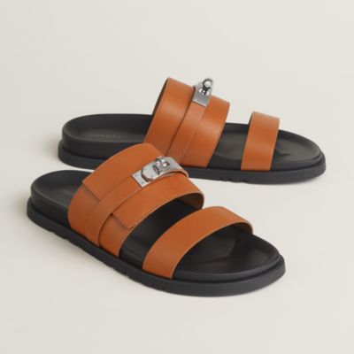Hermes☆Men's サンダル Sandales Jackson Noir/Noir パリ発 サンダル 《ジャクソン》 | Hermès - エルメス-公式サイト