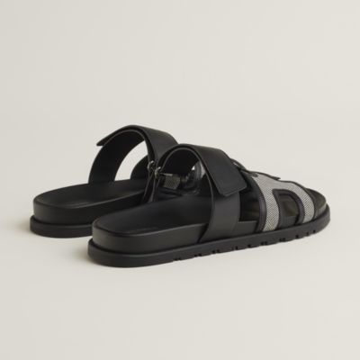 Chypre sandal - Black | Hermès USA