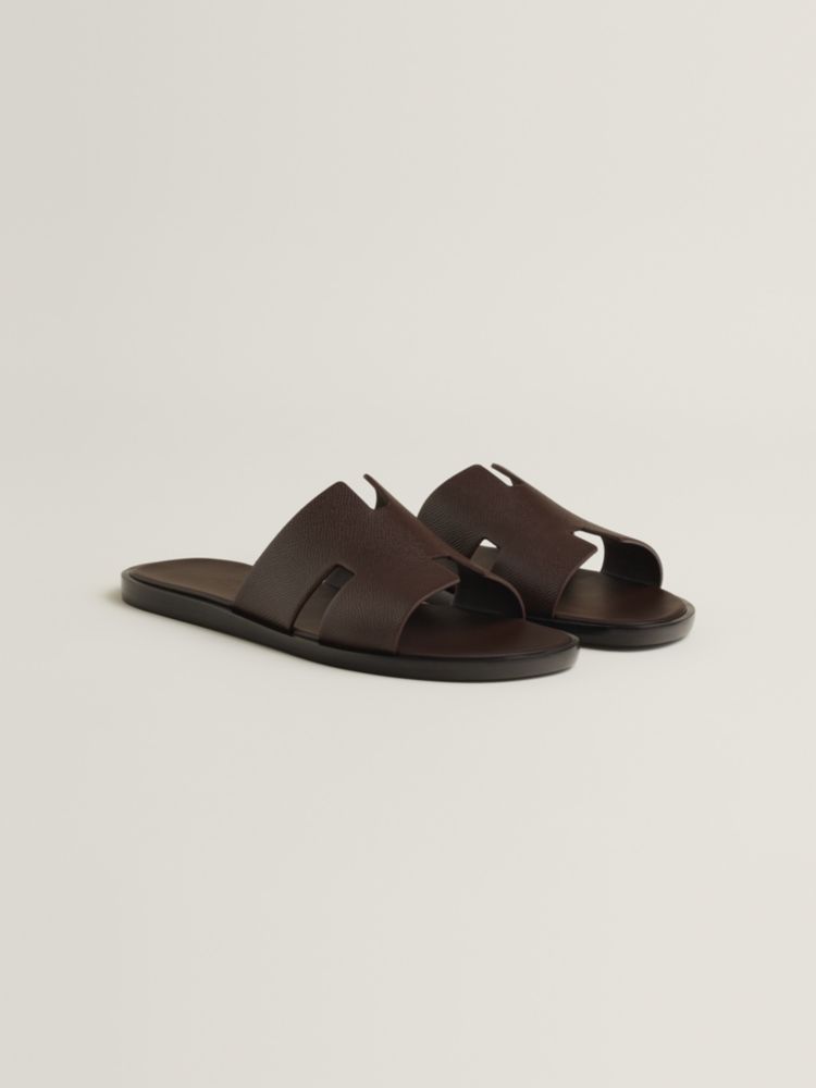 Izmir sandal - Brown | Hermès Saudi Arabia