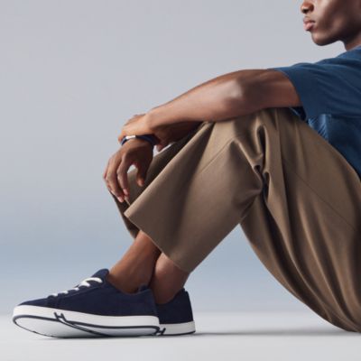 Blue - Men's leather sneakers & trainers | Hermès USA
