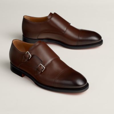 Hermès ブラウンレザー ローファー　38 美品❣️ Hermès ブラウンレザー ローファー 38 美品❣️ Hermès ブラウンレザー