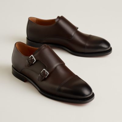 Jerome derby shoe - Black | Hermès USA