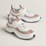 Sneakers Loop, rose antique/blanc