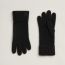 H Loop gloves, noir