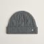 Cable Maillons beanie, gris