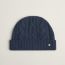 Cable Maillons beanie, océan