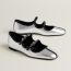Lilia ballet flat, argent/noir