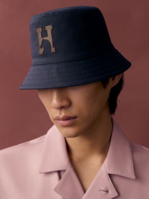 Fred H'Cheval bucket hat, View: Worn, worn, view 2 of 3
