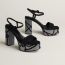 Lightning 70 sandal, noir/cristal