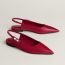 Lovely slingback, rose framboise
