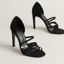 Lipstick 105 sandal, noir