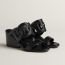 Lipari 70 sandal, noir