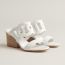 Lipari 70 sandal, blanc